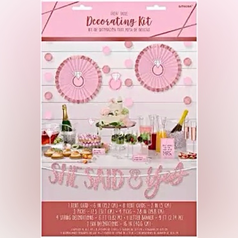Lolly Buffet Bridal Shower Decorations Hens Night Signs She Said Yes